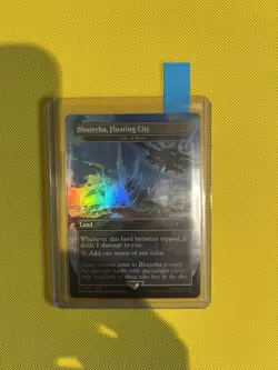 Bhujerba, Floating City [City of Brass] MTG Final Fantasy Store Champ Promo - Image 1