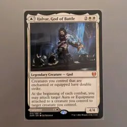 Halvar, God of Battle Sword of the Realms [Kaldheim] Magic MTG - Image 1