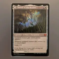 Halvar, God of Battle Sword of the Realms [Kaldheim] Magic MTG - Image 2