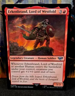 magic the gathering - Erkenbrand, Lord of Westfold - Legendary Creature - Human - Image 1