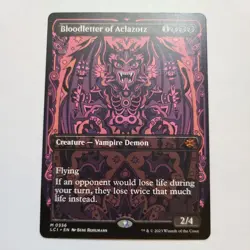 Magic the Gathering Bloodletter of Aclazotz (Showcase) Lost Caverns of Ixalan NM - Image 1