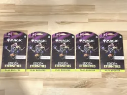 Magic The Gathering Edge Of Eternities Play Booster Packs Lot Of 5 - Image 1