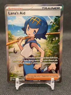 Lanas Aid 207/167 Ultra Rare Full Art Card Pokemon TCG Twilight Masquerade - Image 1