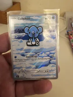 Pokemon TCG - Cubchoo - 109/086 - Illustration Rare - SV: Black Bolt - English - Image 1