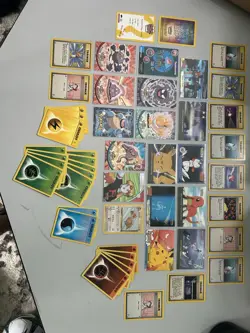 1995-2000 Topps Pokemon Cards Lot - Fossils, 2 Holos, & Energy Cards - Image 1