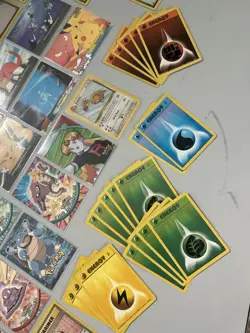 1995-2000 Topps Pokemon Cards Lot - Fossils, 2 Holos, & Energy Cards - Image 3