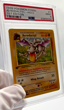 Pokemon Cards - PSA 9 1st Edition Aerodactyl 1/62 - Fossil Set - MINT - PSA9 - Image 3