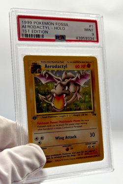 Pokemon Cards - PSA 9 1st Edition Aerodactyl 1/62 - Fossil Set - MINT - PSA9 - Image 4