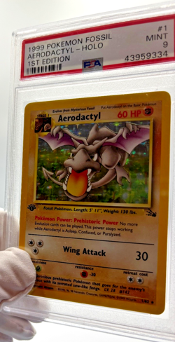 Pokemon Cards - PSA 9 1st Edition Aerodactyl 1/62 - Fossil Set - MINT - PSA9 - Image 5
