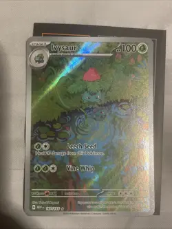 Ivysaur 2023 Pokemon TCG Scarlet & Violet 151 IR #167/165 - Image 2