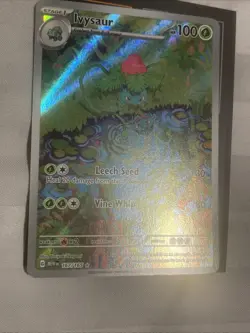 Ivysaur 2023 Pokemon TCG Scarlet & Violet 151 IR #167/165 - Image 4