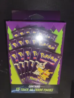 Pokemon TCG Trick or Trade Hanger Box 15 Packs - Image 2