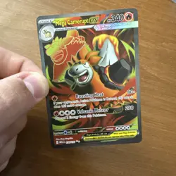 Pokemon TCG Mega Camerupt Ex Full Art Ultra Rare 156/132 Mega Evolution NM - Image 1
