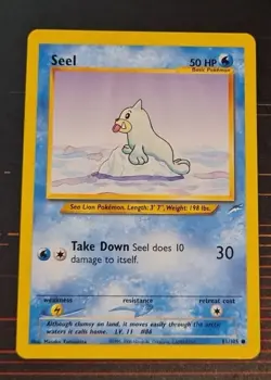 Pokemon TCG Seel - 81/105 - Neo Destiny COMMON WOTC - Image 1