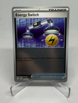 2025 Pokemon Mega Evolution TRAINER ENERGY SWITCH REVERSE HOLO NM 113/132 - Image 1