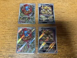 Pokemon Mega Evolution ETB Promo Lot Riolu And Alakazam Pokemon Center Versions - Image 1
