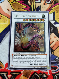 Sun Dragon Inti abpf-en042 1st Edition (MINT) Ultimate Rare Yu-Gi-Oh! - Image 1