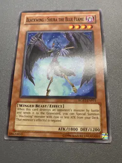 Yu-Gi-Oh! Blackwing - Shuta The Blue Flame Common Unlimited RGBT-EN011 MP - Image 1