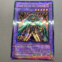 Yugioh Dark Balter the Terrible HL03-EN007 Hobby League Parallel Rare MP - Image 1