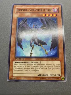 Yu-Gi-Oh! Blackwing - Shuta The Blue Flame Common 1st Edition RGBT-EN011 MP - Image 1