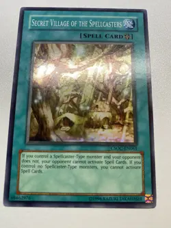 Yu-Gi-Oh! SECRET VILLAGE OF THE SPELLCASTERS Super Rare Unlimited CSOC-EN061 MP - Image 1