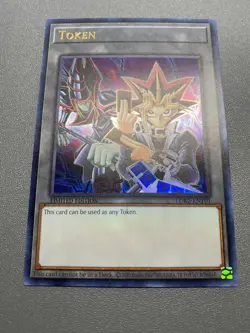 Yu-Gi-Oh! Token Ultra Rare Yugi Dark Magician Limited Ed. LDK2-ENT01 LP - Image 1