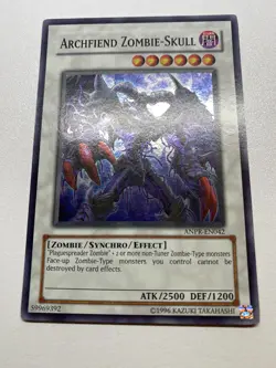 Yu-Gi-Oh! ARCHFIEND ZOMBIE-SKULL Super Rare Unlimited ANPR-EN042 HP - Image 1