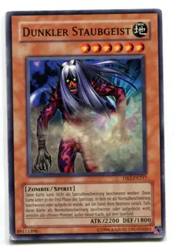 Yu-Gi-Oh! Dunkler STaubgeist Common DB2-DE217 - Image 1
