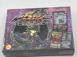 Yu-Gi-Oh! Coffret Special 5Ds-Deck de demarrage + 4 boosters - FR, neuf (violet) - Image 1
