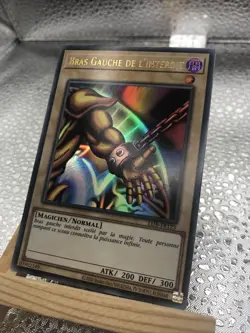 Carte Yu Gi Oh BRAS GAUCHE DE L'INTERDIT LOB-FR123 25TH - Image 3