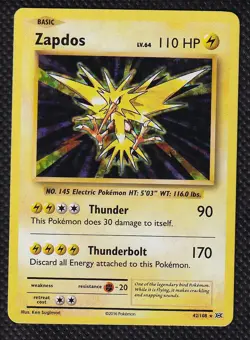 Zapdos Holo Holo Rare XY - Evolutions 42/108 Pokemon Card - Image 1