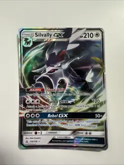 Pokemon TCG Silvally GX Holo Ultra Rare Card Sun & Moon: Ultra Prism 116/156 - Image 1