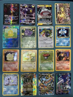 Huge lot of Pokemon GRAIL cards! 16 cards! All HP-DMG! Binder copy! Charizard Ky - Image 1