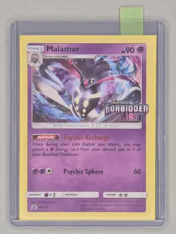 Pokemon TCG Malamar SM117 Card Forbidden Light black Star Promos Holo Rare Mint - Image 1