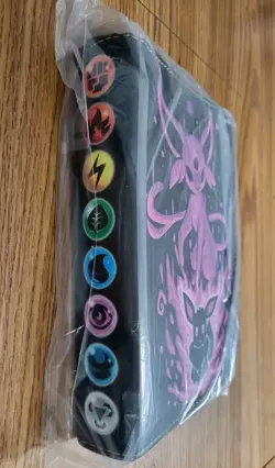Pokemon TCG Eevee Espeon Zip Up 50 pages Holds 400 Card Binder New! - Image 3