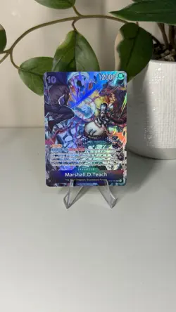 One Piece Card Game-Marshall.D.Teach Alt Art 2nd Anniversary Set Op09-093 - Image 1