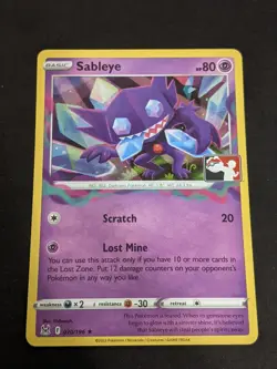 Holo Sableye Play! Prize Pack Series 3 Promo Stamped Pokemon Card NM - Image 1