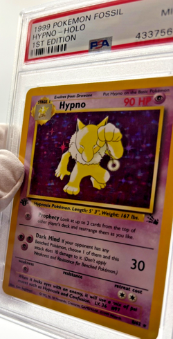 Pokemon Cards - PSA 9 1st Edition Hypno 7/62 - Fossil Set - MINT - PSA9 - Image 5