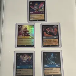 Disney Lorcana- Set Of 3 Legendary Cards, 1 Epic and 1 Super Rare Card. All Mint - Image 1