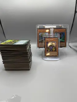 BULK MTG + Magic the Gathering Cards Lot - Bonus Yu-Gi-Oh Cards Too. House Find - Image 1