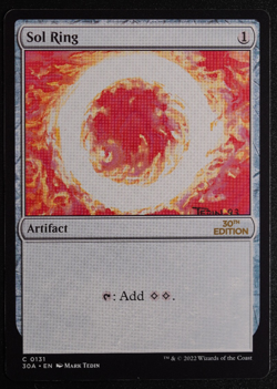 Sol Ring Magic Card Magic 30th Anniversary Edition MTG - Image 1