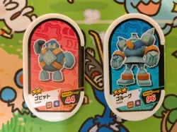 Golurk Golett Mezastar Pokemon Card Japanese Tag Tip Free Shipping Nintendo - Image 1