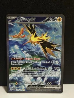 Zapdos Ex 202/165 Pokemon TCG Sv: Scarlet & Violet 151 Holo Card (Near Mint) NM - Image 1