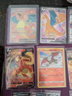 Pokemon Charizard Ex And V Card Lot Of 25 NM Cards - Image 2