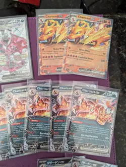 Pokemon Charizard Ex And V Card Lot Of 25 NM Cards - Image 3