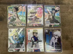 Hunter X Hunter Union Arena Lot Of Cards - Image 1