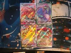 Pokemon Card TCG - 4 Card Lot VMAX V FULL ART PROMO HOLO ULTRA RARE Various Sets - Image 1