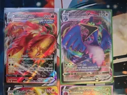 Pokemon Card TCG - 4 Card Lot VMAX V FULL ART PROMO HOLO ULTRA RARE Various Sets - Image 3