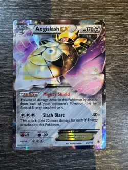 Aegislash EX - 65/119 - Pokemon Phantom Forces XY Ultra Rare Card NM - Image 2