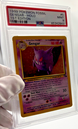 Pokemon Cards - PSA 9 1st Edition Gengar 5/62 - Fossil Set - MINT - PSA9 - Image 3